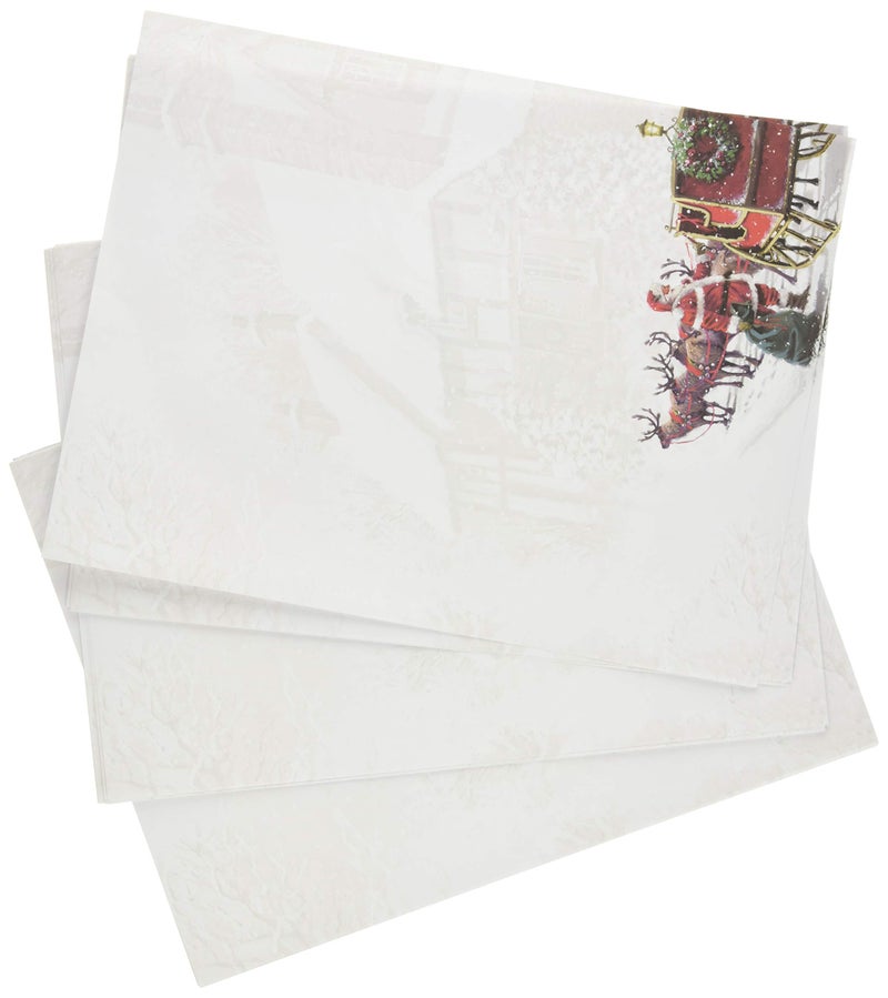 Great Papers! Santa's Sleigh Letterhead  80 count  11"" x 8.5"" (2015064) - Image 3